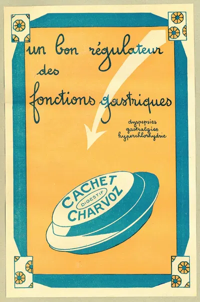 Un bon régulateur des fonctions gastriques by Laboratoires Charvoz, 1927 — digital art print download
