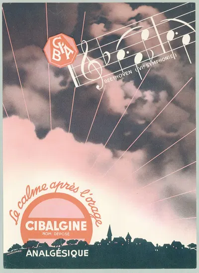 Cibalgine by Лаборатории Сиба, 1910-1950 — digital art print download