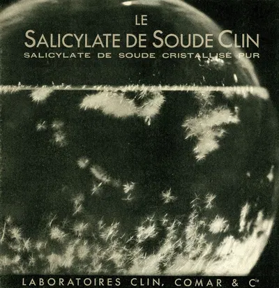 Le salicylate de soude Clin by Laboratoires Clin, Comar & Cie, 1910-1950 — digital art print download