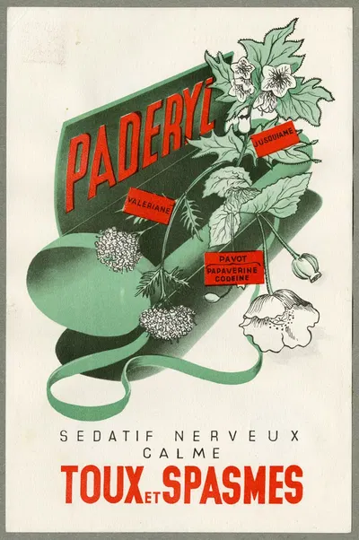 Padéryl by Laboratoires Clin, Comar & Cie, 1910-1950 — digital art print download