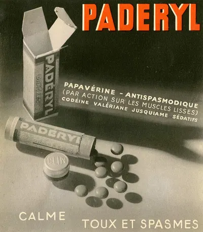 Padéryl by Laboratoires Clin, Comar & Cie, 1935 — digital art print download