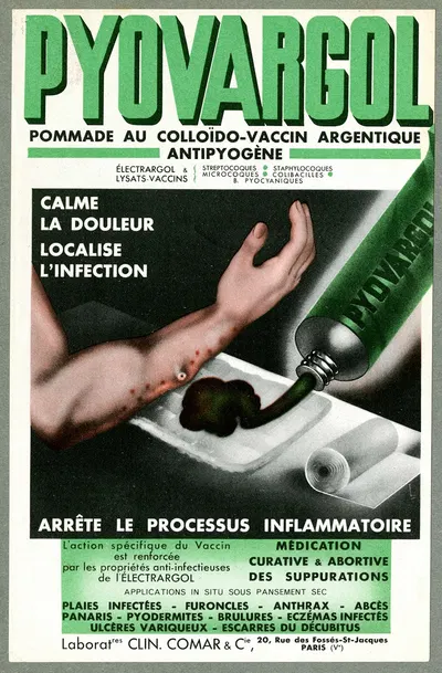 Pyovargol by Laboratoires Clin, Comar & Cie, 1910-1950 — digital art print download