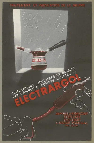 Electrargol by Laboratoires Clin, 1910-1950 — digital art print download