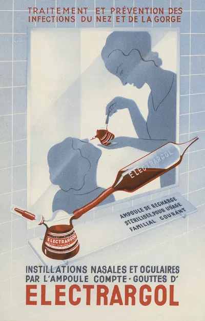 Electrargol by Laboratoires Clin, 1910-1950 — digital art print download