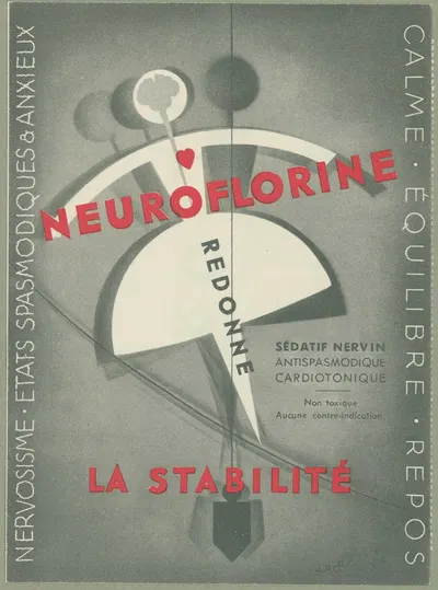 Neuroflorine by Laboratoires Crosnier, 1910-1950 — digital art print download