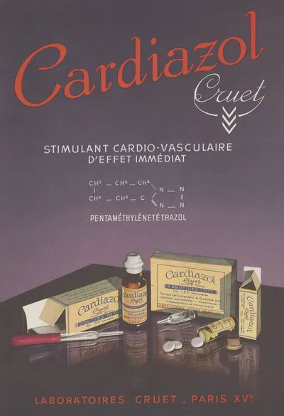 Cardiazol by Лаборатории Крюэ, 1910-1950 — digital art print download