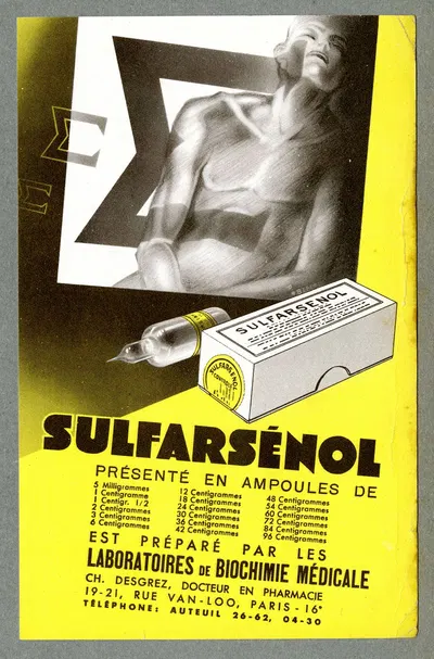 Sulfarsénol by Laboratoires de biochimie médicale, 1910-1950 — digital art print download