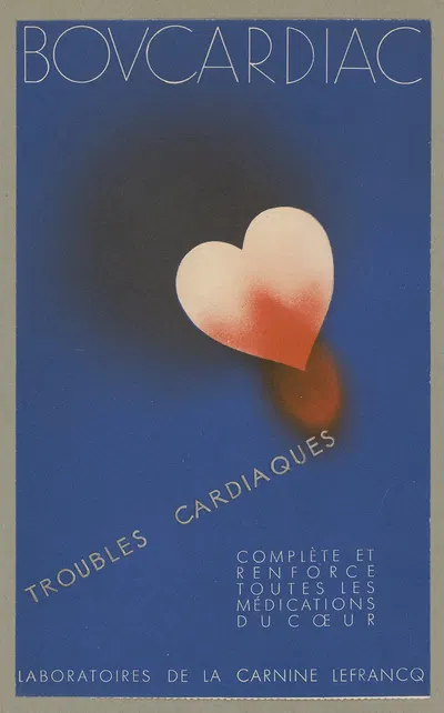 Bovcardiac by Laboratoires de la Carnine Lefrancq, 1910-1950 — digital art print download