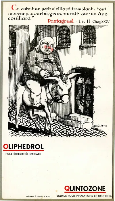 Oliphedrol, Quintozone by Laboratoires de l'Oliphedrol, 1910-1950 — digital art print download