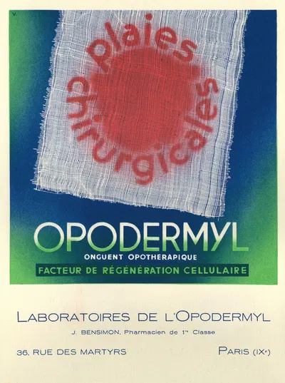 Opodermyl by Laboratoires de l'Opodermyl, 1910-1950 — digital art print download