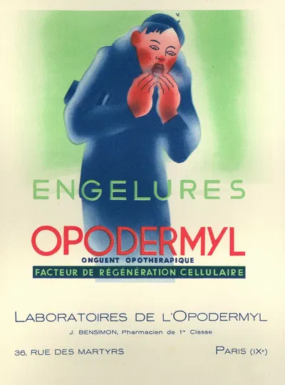 Opodermyl by Laboratoires de l'Opodermyl, 1910-1950 — digital art print download