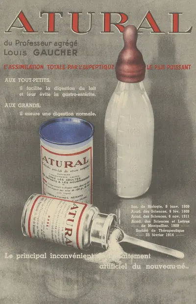 Atural by Laboratoires de physiologie et de thérapeutique, 1910-1950 — digital art print download