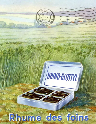 Rhino-Glottyl by Laboratoires Denis, 1936 — digital art print download