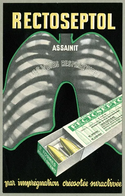 Rectoseptol by Laboratoires Derol, 1910-1950 — digital art print download