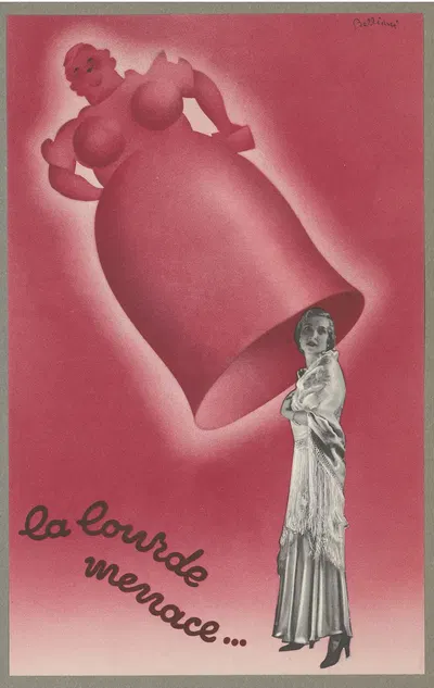 La lourde menace… by Laboratoires Drouet & Plet, 1910-1950 — digital art print download