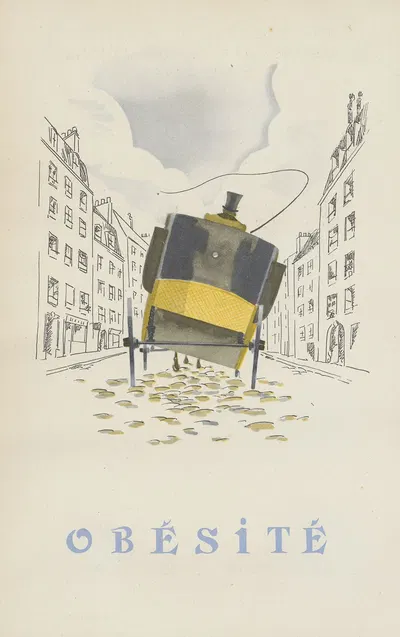 Obésité by Laboratoires Drouet & Plet, 1910-1950 — digital art print download