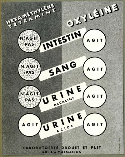 Oxyléine by Laboratoires Drouet & Plet, 1910-1950 — digital art print download