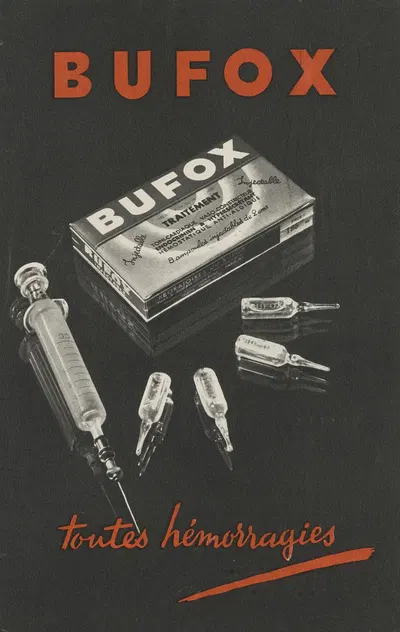 Bufox by Laboratoires du Bufox, 1910-1950 — digital art print download