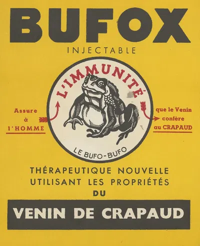 Bufox by Laboratoires du Bufox, 1937 — digital art print download