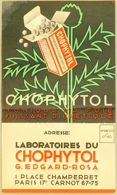 Chophytol by Laboratoires du Chophytol, 1910-1950 — digital art print download