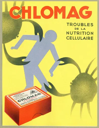 Chlomag by Laboratoires du docteur A. Vermersch, 1910-1950 — digital art print download