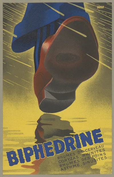 Biphedrine by Laboratoires du docteur E. Bouchara, 1910-1950 — digital art print download
