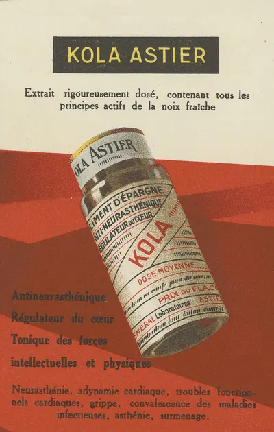 Kola Astier by Laboratoires du docteur P. Astier, 1910-1950 — digital art print download