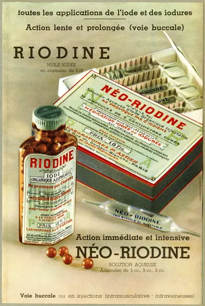 Riodine 2 by Laboratoires du docteur P. Astier, 1910-1950 — digital art print download