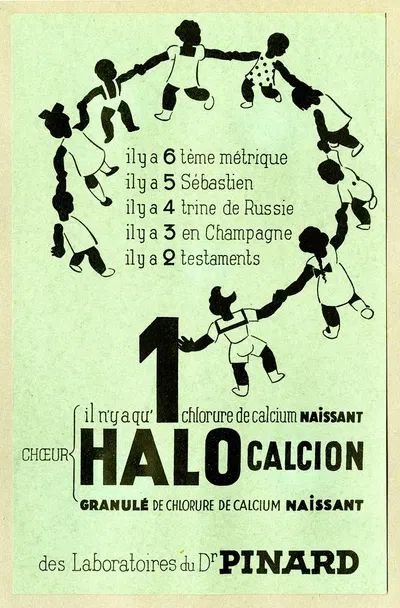 Halo Calcion by Laboratoires du docteur Pinard, 1910-1950 — digital art print download