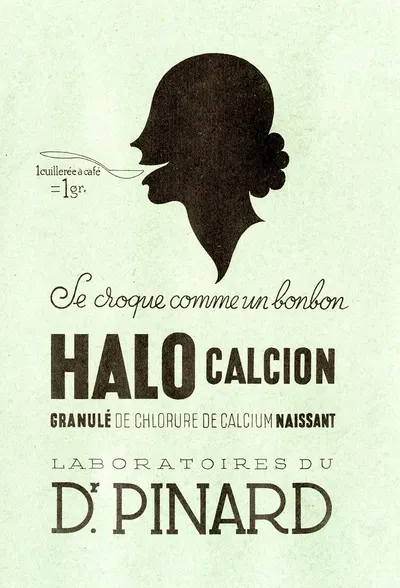 Halo Calcion by Laboratoires du docteur Pinard, 1910-1950 — digital art print download
