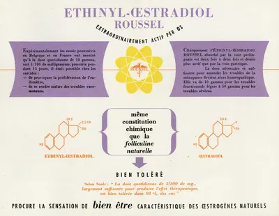 Ethinyl-Oestradiol Roussel by Laboratoires du docteur Roussel, 1910-1950 — digital art print download