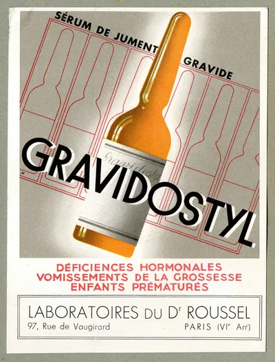 Gravidostyl by Laboratoires du docteur Roussel, 1910-1950 — digital art print download
