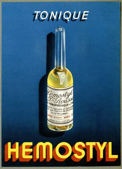Hemostyl by Laboratoires du docteur Roussel, 1910-1950 — digital art print download