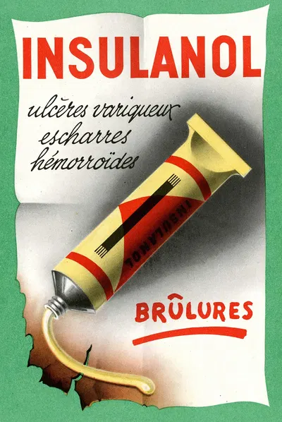 Insulanol by Laboratoires du docteur Roussel, 1939 — digital art print download