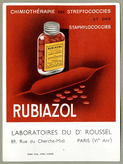 Rubiazol by Laboratoires du docteur Roussel, 1910-1950 — digital art print download