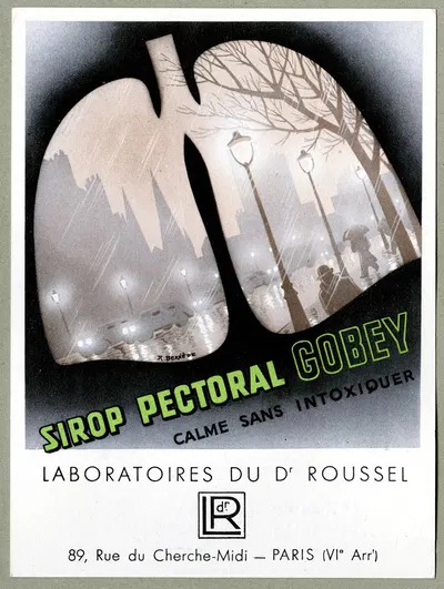 Sirop pectoral Gobey by Laboratoires du docteur Roussel, 1910-1950 — digital art print download