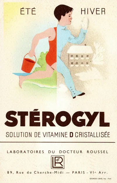 Stérogyl by Laboratoires du docteur Roussel, 1939 — digital art print download