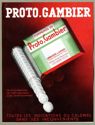 Proto-Gambier by Laboratoires du Gambéol, 1910-1950 — digital art print download