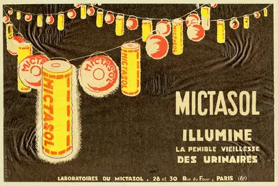 Mictasol by Laboratoires du Mictasol, 1910-1950 — digital art print download