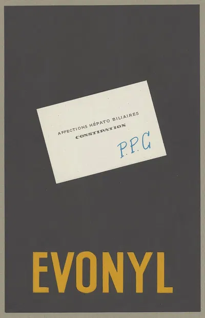 Evonyl by Laboratoires Fluxine, 1910-1950 — digital art print download