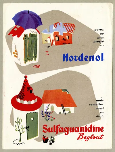 Hordenol, Sulfaguanidine by Laboratoires G. Beytout, 1910-1950 — digital art print download