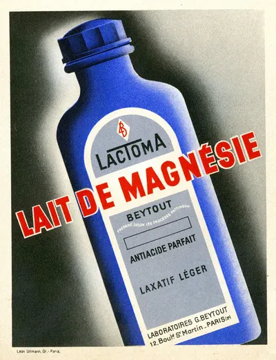 Lait de magnésie by Laboratoires G. Beytout, 1910-1950 — digital art print download
