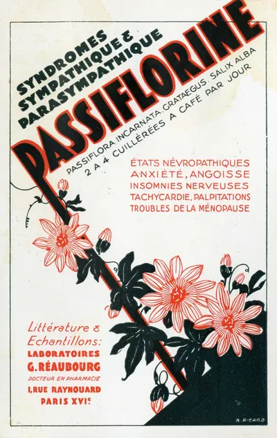 Passiflorine by Laboratoires G. Reaubourg, 1910-1950 — digital art print download