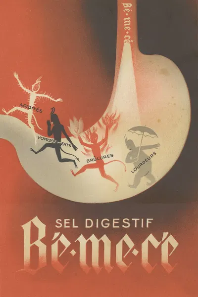 Sel digestif Bé-me-cé by Laboratoires gastro-enrérologiques Odinot, 1910-1950 — digital art print download