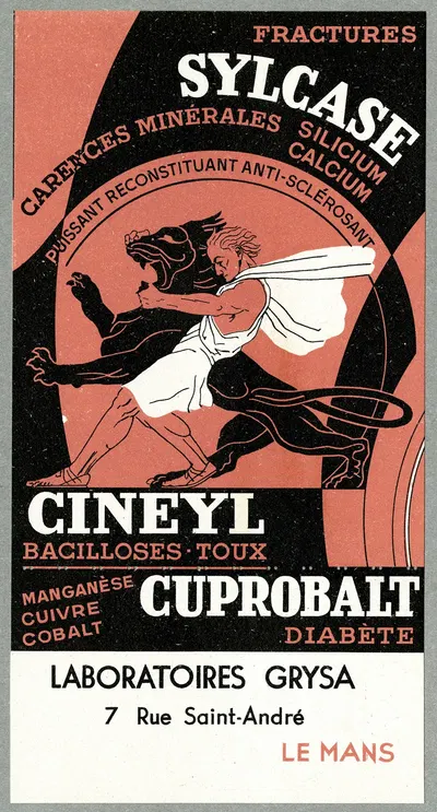 Sylcase by Laboratoires Grysa, 1910-1950 — digital art print download