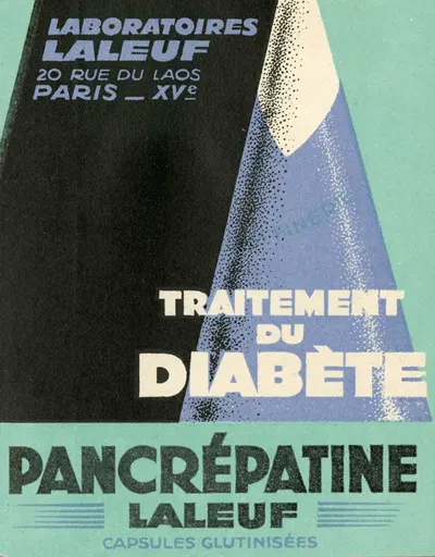 Pancrépatine by Laboratoires Laleuf, 1910-1950 — digital art print download