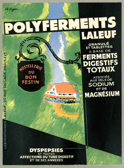 Polyferments by Laboratoires Laleuf, 1910-1950 — digital art print download