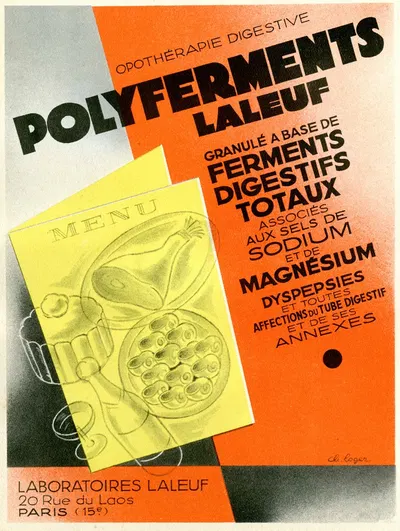 Polyferments by Laboratoires Laleuf, 1910-1950 — digital art print download