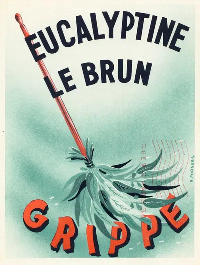 Eucalyptine Le Brun by Лаборатуар Лё Брюн, 1910-1950 — digital art print download