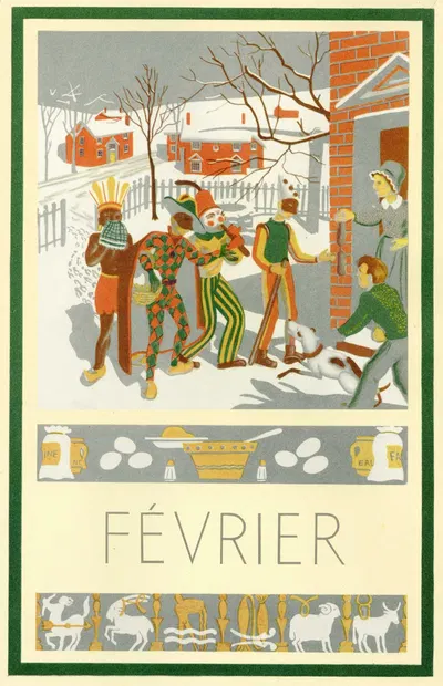 Février by Лаборатуар Лё Брюн, 1952 — digital art print download